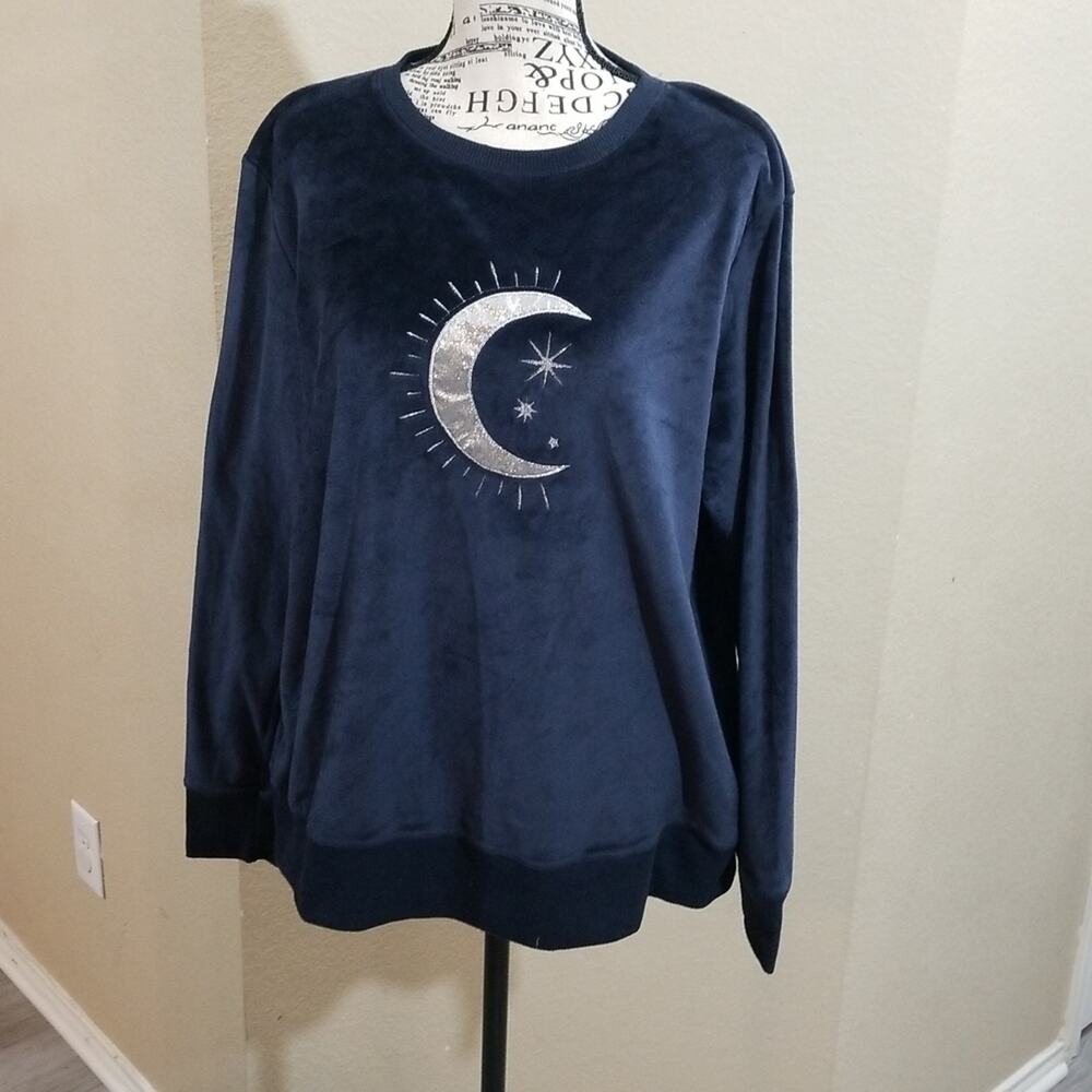 Croft & Barrow half moon top‎ size large